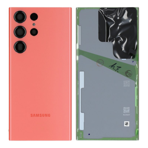 Batteriedeckel Rückseite Akkudeckel red/rot GH82-30400F für Samsung Galaxy S23 Ultra (SM-S918B)