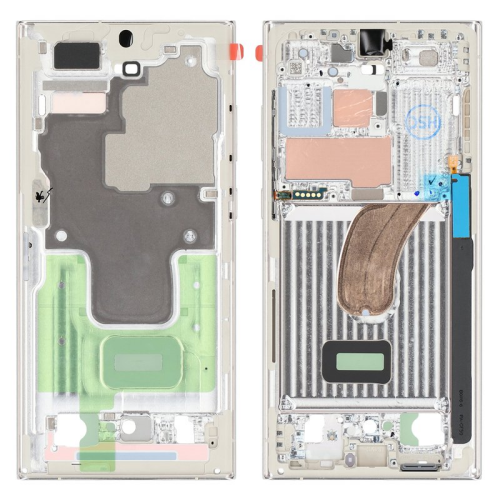 Display Modul Rahmen cream GH96-15833B für Samsung Galaxy S23 Ultra (SM-S918B)