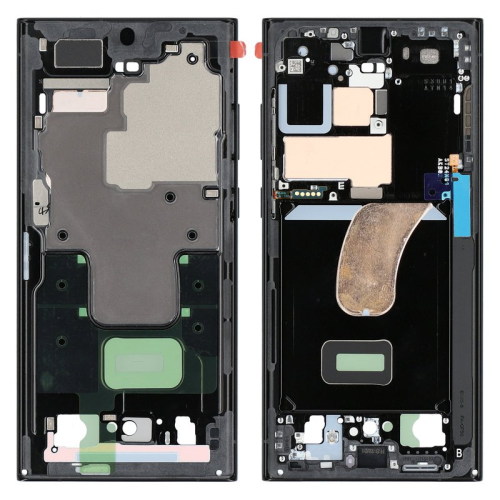 Display Modul Rahmen graphite red/rot GH96-15833E für Samsung Galaxy S23 Ultra (SM-S918B)