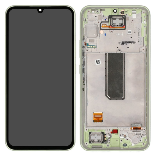 Display Modul mit Rahmen und Toucheinheit light green/grün GH82-31200C für Samsung Galaxy A34 5G (SM-A346B)