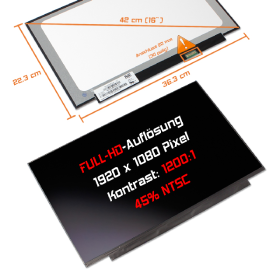 LED Display 16,1" 1920x1080 passend für Honor...