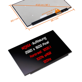 LED Display 16,0" 2560x1600 matt passend für...