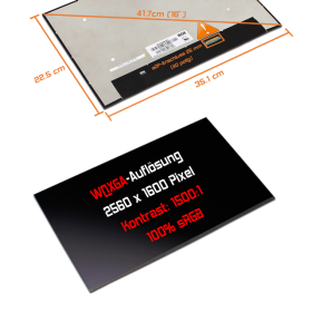 LED Display 16,0" 2560x1600 passend für Lenovo...