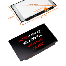 LED Display 14,0" 1920x1080 passend für Acer...