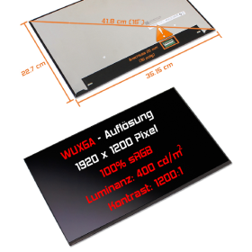 LED Display 16,0" 1920x1200 100%sRGB passend...