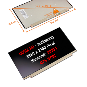 LED Display 14,0" 3840x2160 100%sRGB passend...