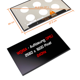 LED Display 17,0" 2560x1600 240Hz 100%sRGB passend...