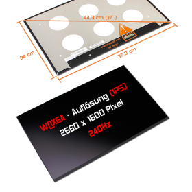 LED Display 17,0" 2560x1600 passend für Medion Erazer Beast X40