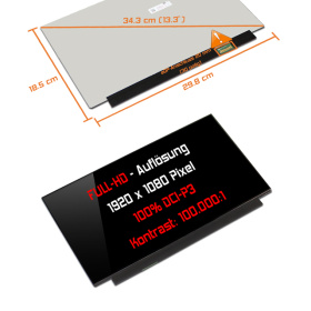 LED Display 13,3" 1920x1080 passend für Samsung...