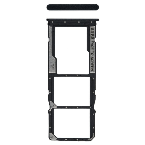 SIM-Karten Halter onyx grey/grau 1611701000289A für Xiaomi Redmi Note 12 (23021RAAEG,23021RAA2Y)