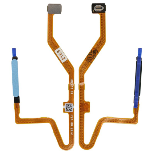 Fingerabdruck Sensor + Flexkabel sky blue/gelb für Xiaomi Redmi Note 12 5G (22111317G,22111317I)