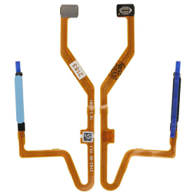 Fingerabdruck Sensor Flexkabel Flachband sky blue/blau...