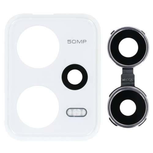 Xiaomi Redmi Note 12 Pro 5G Kamera Linsen + Rahmen polar white/weiß 4051805821457