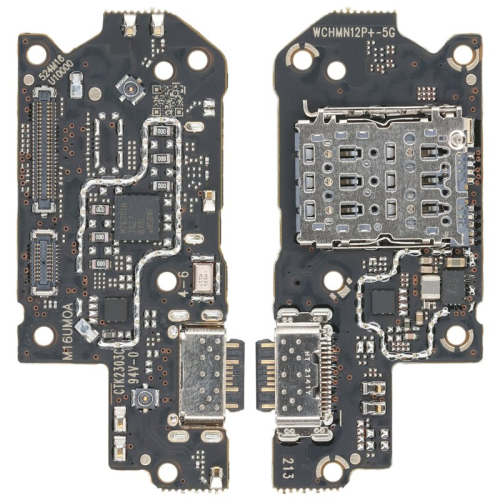 Ladeanschluss SIM-Karten Halter Platine Modul 560002M16U00 für Xiaomi Redmi Note 12 Pro+ 5G (22101316UCP)