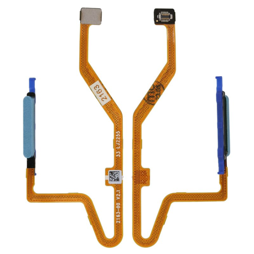 Fingerabdruck Sensor Flexkabel Flachband sky blue/blau für Xiaomi Redmi Note 12 Pro+ 5G (22101316UCP)