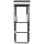 SIM-Karten Halter graphite/dunkel grau grey/gray/grau 1611701000250A für Xiaomi Redmi 12C (22120RN86G)