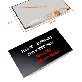 LED Display 16,0" 1920x1200 passend für Innolux...