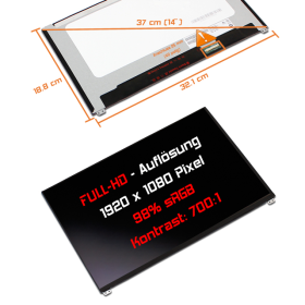 LED Display 14,0" 1920x1080 passend für AUO...