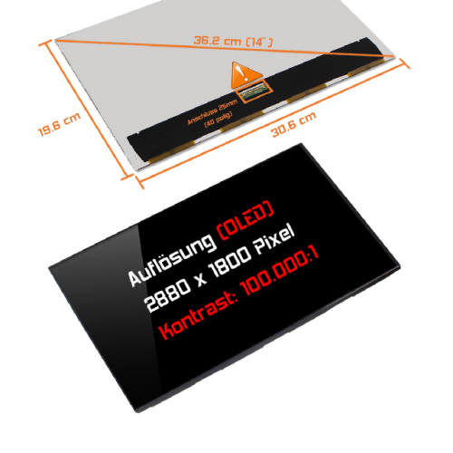 OLED Display 14,0" 2880x1800 passend für Samsung ATNA40YK15