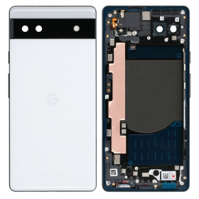 Google Pixel 6a Backcover Akkudeckel chalk/weiß...