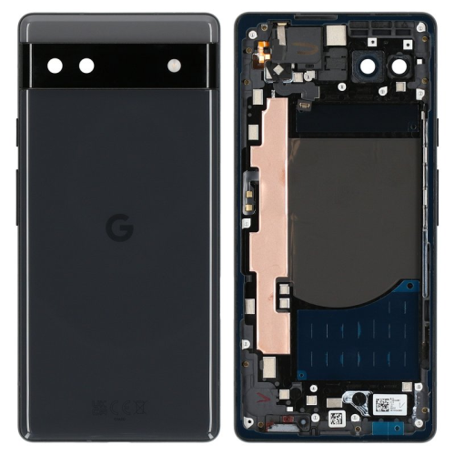 Google Pixel 6a Backcover Akkudeckel charcoal/schwarz G949-00249-01