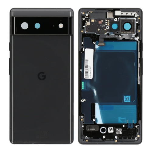 Batteriedeckel Rückseite Akkudeckel stormy black/schwarz G949-00178-01 für Google Pixel 6 (GB7N6)