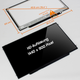 LED Display 15,4" 1440x900 passend für LG...