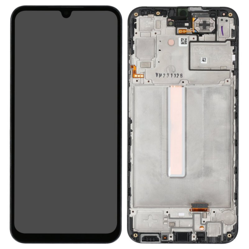 Display Modul mit Rahmen und Toucheinheit black/schwarz GH82-33214A für Samsung Galaxy A25 5G (SM-A256B)