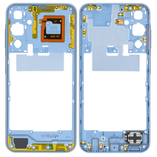 Haupt Rahmen blue/blau GH82-33219D für Samsung Galaxy A25 5G (SM-A256B)
