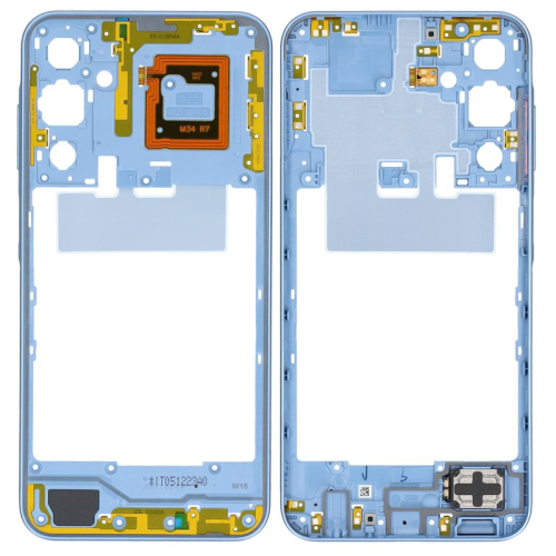 Samsung Galaxy A25 5G SM-A256B Haupt Rahmen blue/blau GH82-33219D