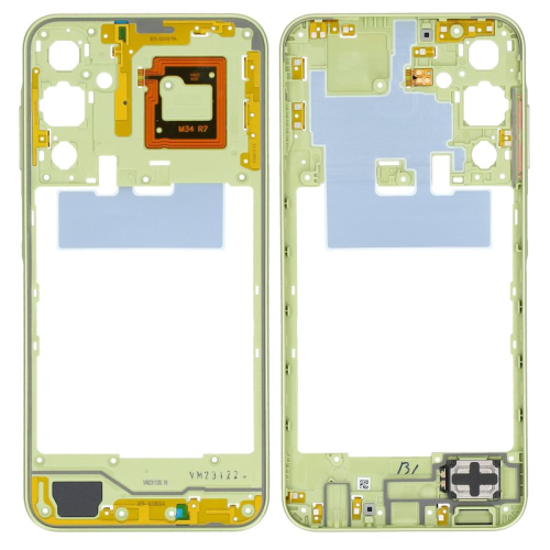 Samsung Galaxy A25 5G SM-A256B Haupt Rahmen yellow/gelb GH82-33219C