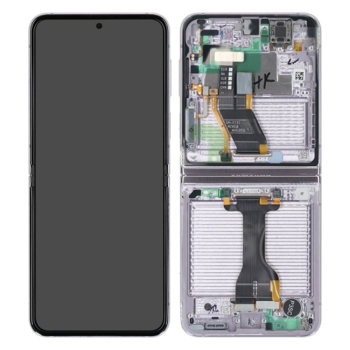 Display Modul mit Rahmen und Toucheinheit lavender GH82-31828C für Samsung Galaxy Z Flip 5 SM-F731B