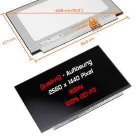 LED Display 15,6" 2560x1440 passend für Aorus...
