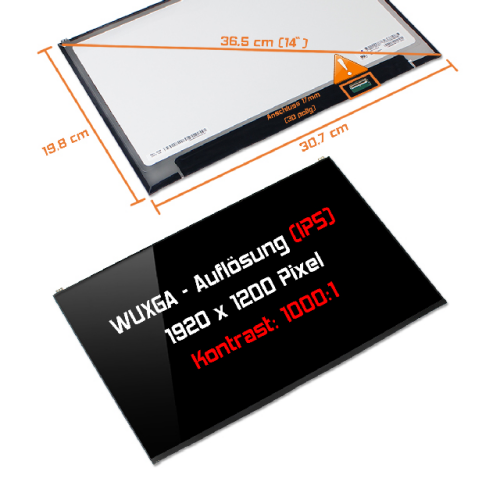 LED Display 14,0" 1920x1200 passend für LG Gram 14 14Z90Q