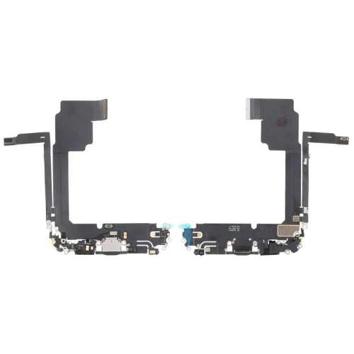 Ladebuchse + Flex Kabel black titanium/schwarz passend für iPhone 15 Pro Max