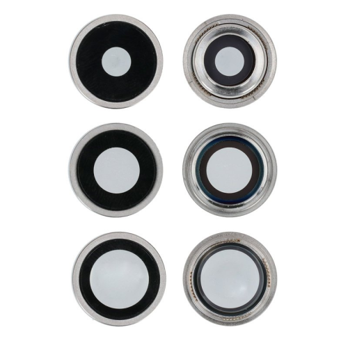 Kamera Linse + Lünette Set white/weiß titanium für Apple iPhone 15 Pro (A3102)