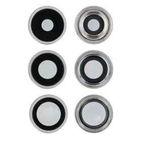 Kamera Linse + Lünette Set white/weiß titanium...