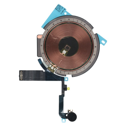 Drahtlose Ladespule Chip + LED-Blitz/Taschenlampe Flexkabel für Apple iPhone 15 Pro (A3102)