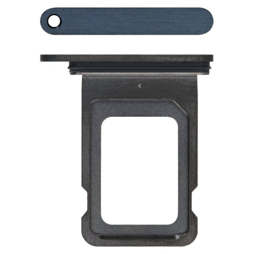 SIM-Karten Halter blue/gelb titanium 923-09690 für Apple iPhone 15 Pro (A3102)