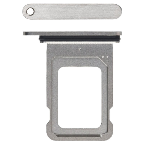 SIM-Karten Halter white/weiß titanium 923-09688 für Apple iPhone 15 Pro (A3102)