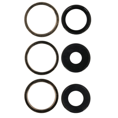 Kamera Linsen + Rahmen 3er Set gold passend für iPhone 13 Pro