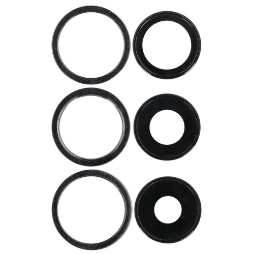 Kamera Linsen + Rahmen 3er Set graphite/grau passend für iPhone 13 Pro