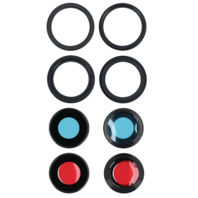 Kamera Linse + Lünette Set black/schwarz für...