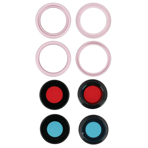 Kamera Linse + Lünette Set pink/rosa für Apple iPhone 15 (A3090)