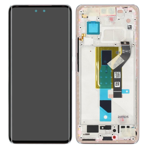 Xiaomi 13 Lite Display Modul Rahmen Touchscreen lite pink/rosa 5600050L9S00