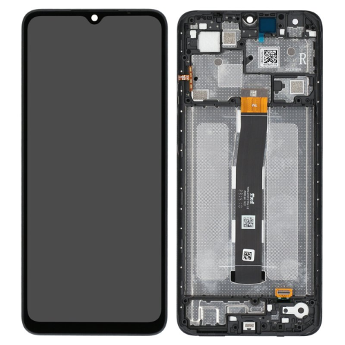 Display Modul mit Rahmen und Toucheinheit black/schwarz 5600010C3T00 für Xiaomi Redmi 12C (22120RN86G)
