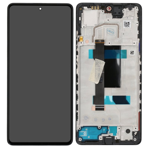Display Modul mit Rahmen und Toucheinheit mitternacht black/schwarz 5600010M1600 für Xiaomi Redmi Note 12 Pro 5G (22101316C)