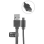anco microUSB Daten- und Ladekabel 1,8m - black