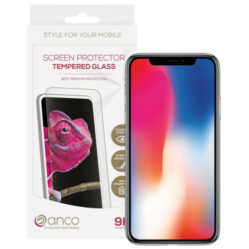anco Tempered Glass Fullscreen für Apple iPhone 11 Pro, X, Xs