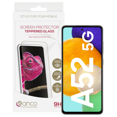 anco Tempered Glass Fullscreen für A525F, A526B, A528B Samsung Galaxy A52, A52 5G, A52s 5G